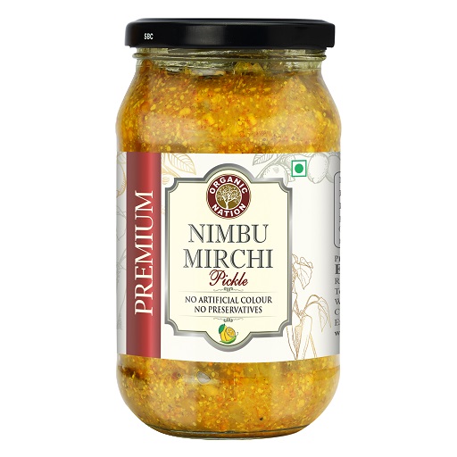 Organic Nimbu Mirchi Pickle